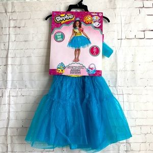 Shopkins cupcake queen costume size M 7/8 NWT!